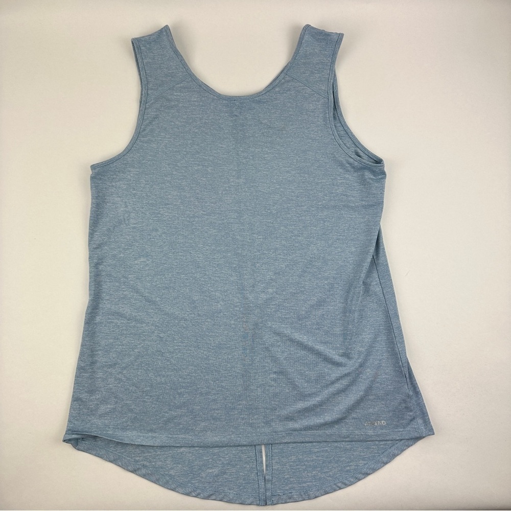 Ascend Tank Top Womens Medium Blue Longer Back